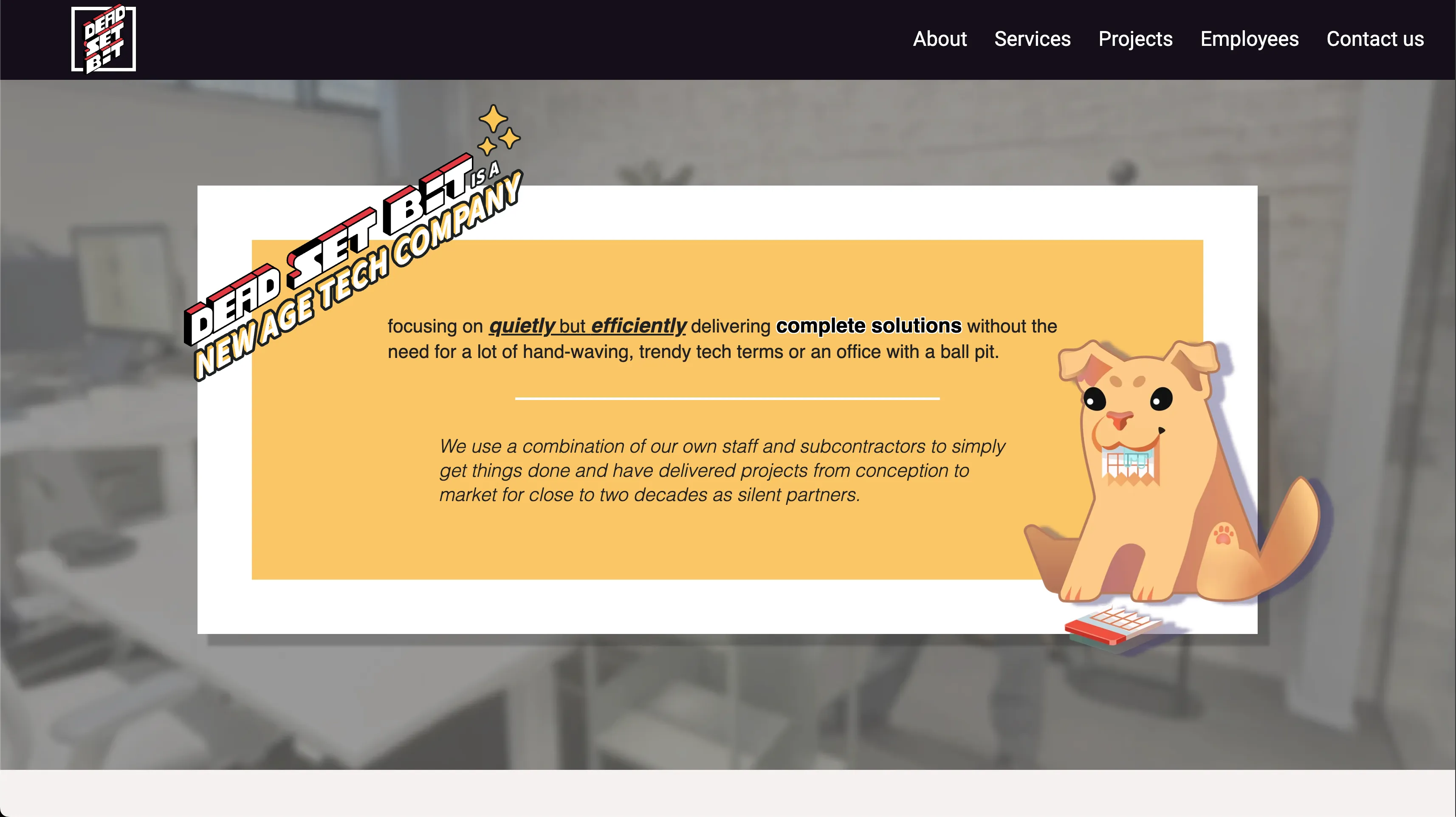 Dead Set Bit - Static Website