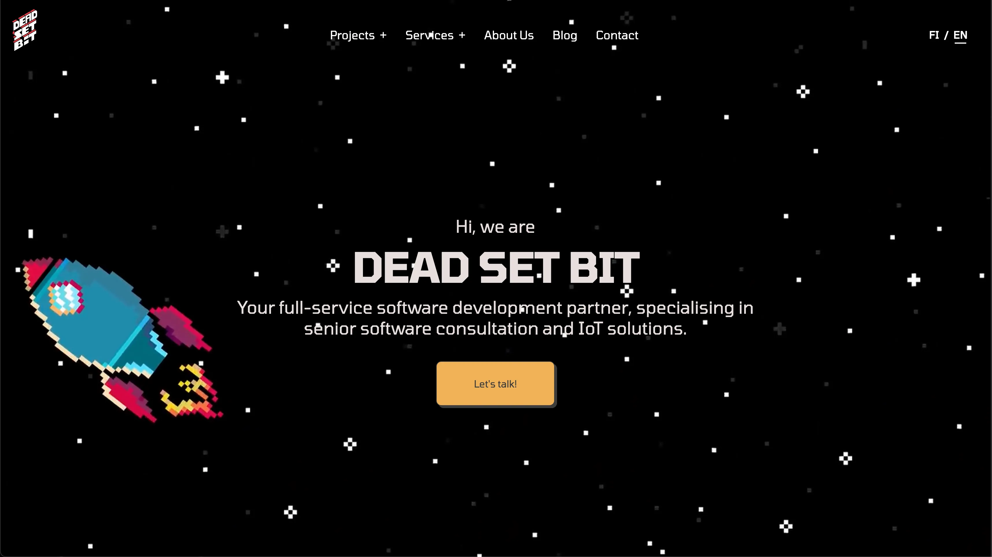 Dead Set Bit - Headless Website
